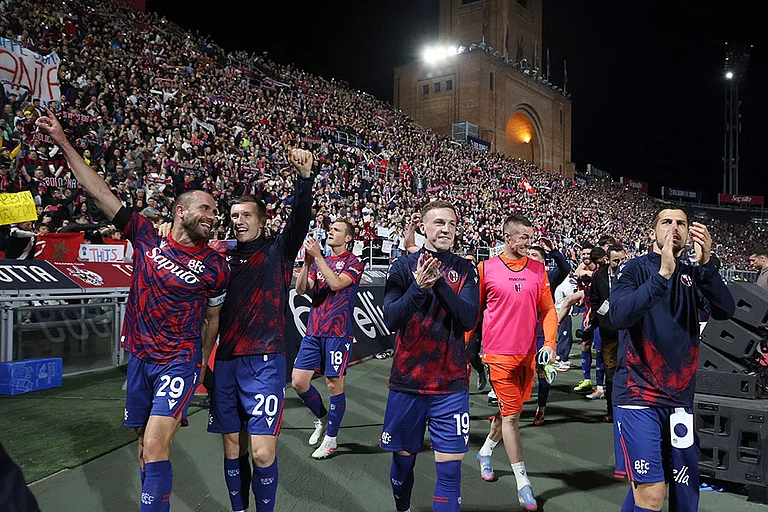 Coppa Italia 2024-25 Semifinal: Bologna FC vs Empoli FC - | Photo: Michele Nucci/LaPresse via AP