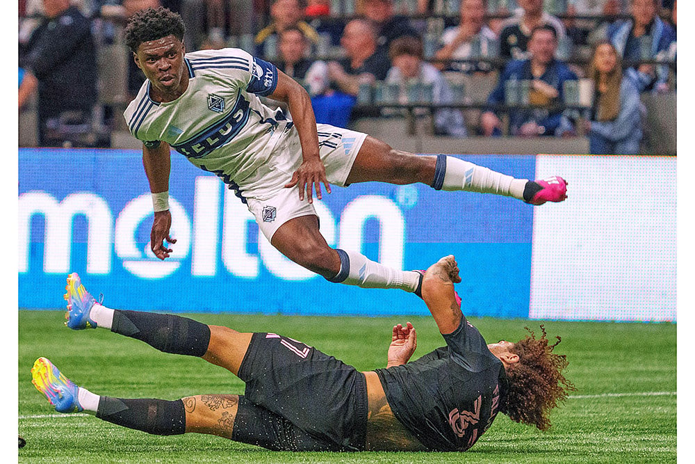 CONCACAF Champions Cup Soccer semifinal Vancouver Whitecaps vs Inter Miami: Emmanuel Sabbi