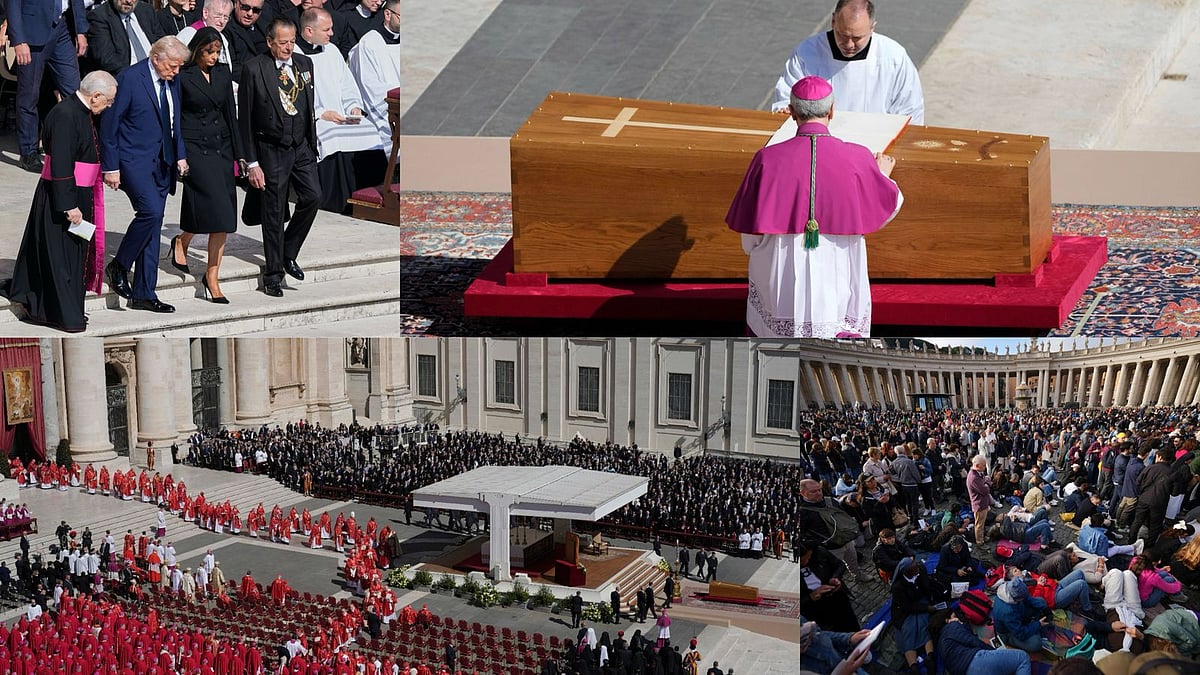 Pope Francis funeral services underway at The Vatican