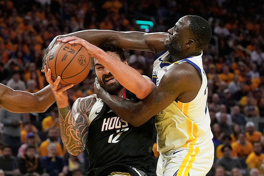 NBA Basketball Game: Houston Rockets vs Golden State Warriors