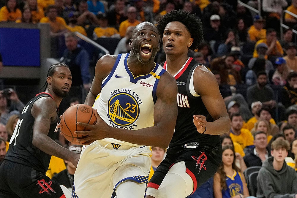 NBA Basketball Game: Golden State Warriors vs Houston Rockets