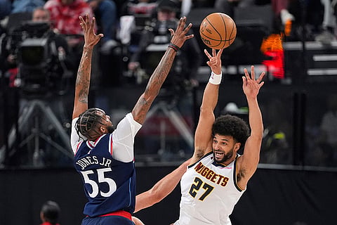 NBA Basketball Game: Denver Nuggets vs Los Angeles Clippers