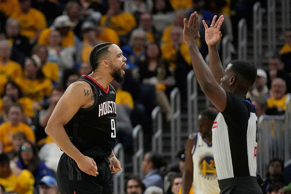 NBA Basketball: Houston Rockets vs Golden State Warriors