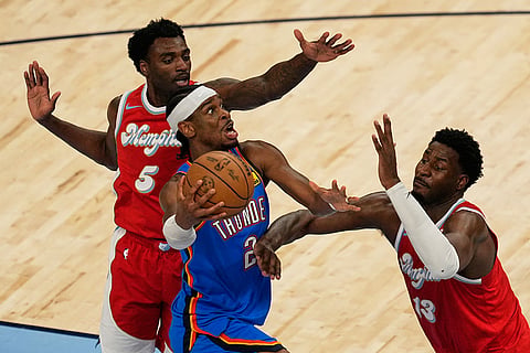 NBA Basketball Game: Oklahoma City Thunder vs Memphis Grizzlies
