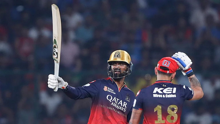 Krunal hit 73 runs for RCB on Sunday - null