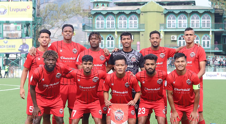 Churchill Brother FC Goa team line-up. - Instagram | Churchill Brothers FC Goa