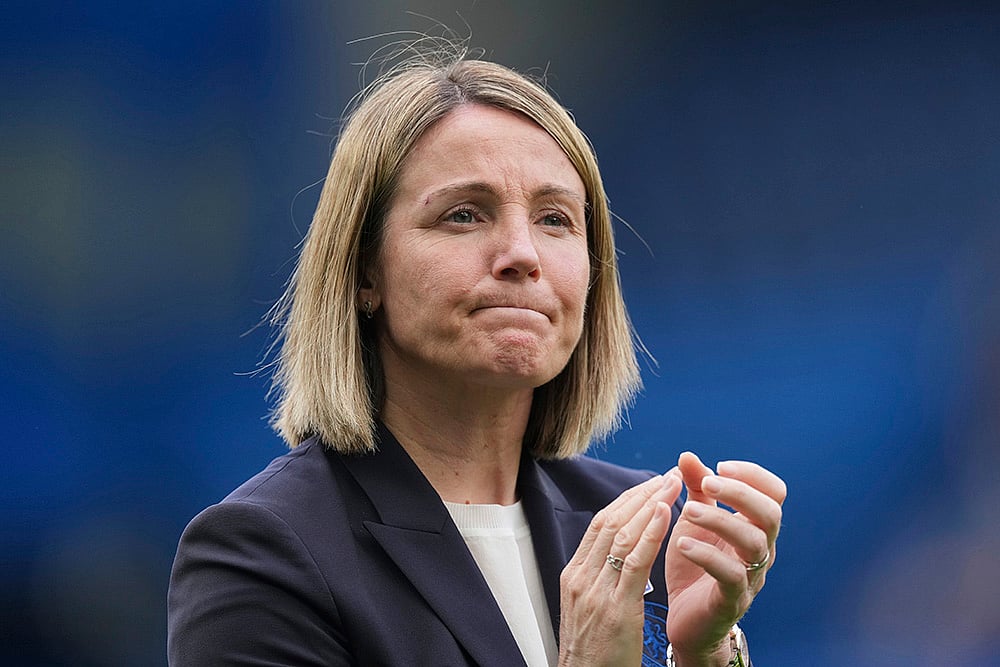 Britain Soccer Womens Champions League Chelsea FC vs FC Barcelona: Sonia Bompastor