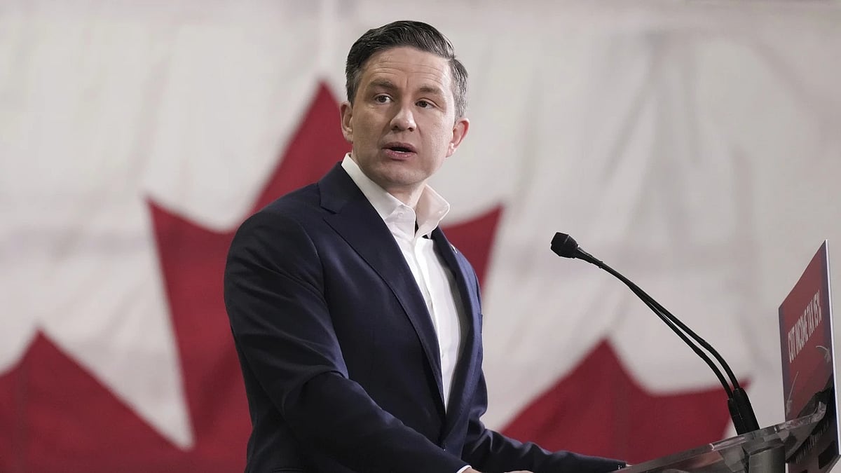 | File: Dave Chan/AFP Photo : Pierre Poilievre, leader of the Conservative Party of Canada