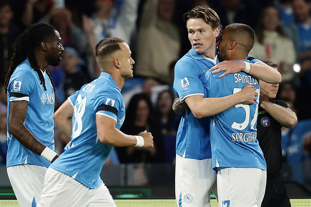 | Photo: Alessandro Garofalo/LaPresse via AP : Serie A 2024-25: Napoli vs Torino FC 