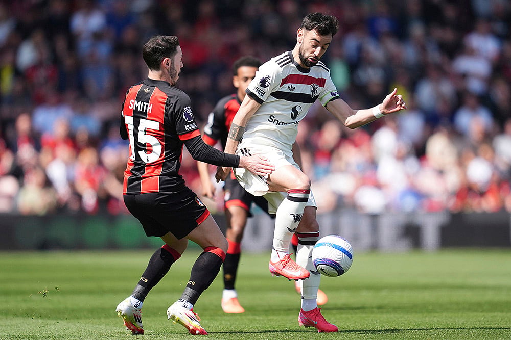 Britain Soccer Premier League AFC Bournemouth vs Manchester United: Bruno Fernandes