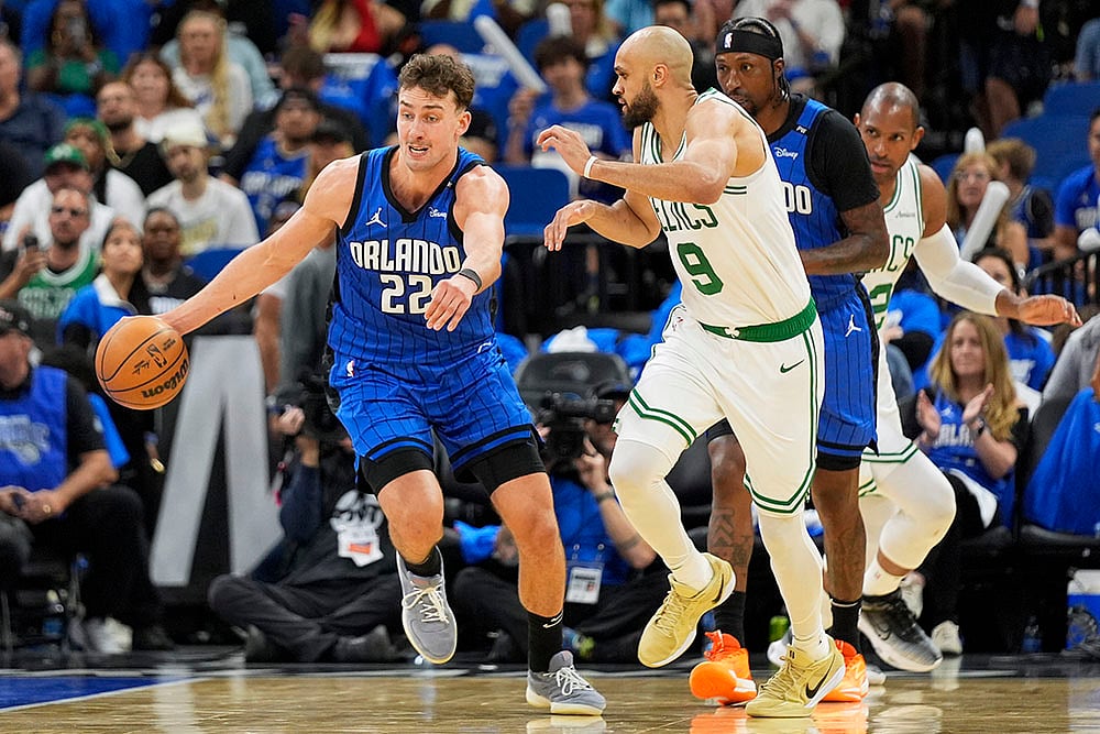 NBA Basketball game Boston Celtics vs Orlando Magic: Franz Wagner
