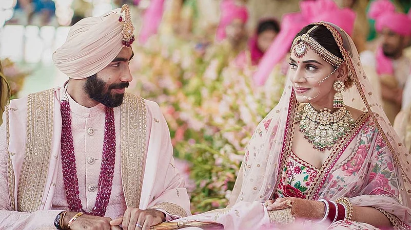 Jasprit Bumrah Sanjana Ganeshan