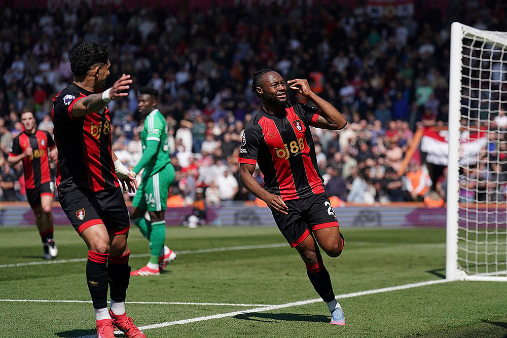 Britain Soccer Premier League AFC Bournemouth vs Manchester United: Antoine Semenyo