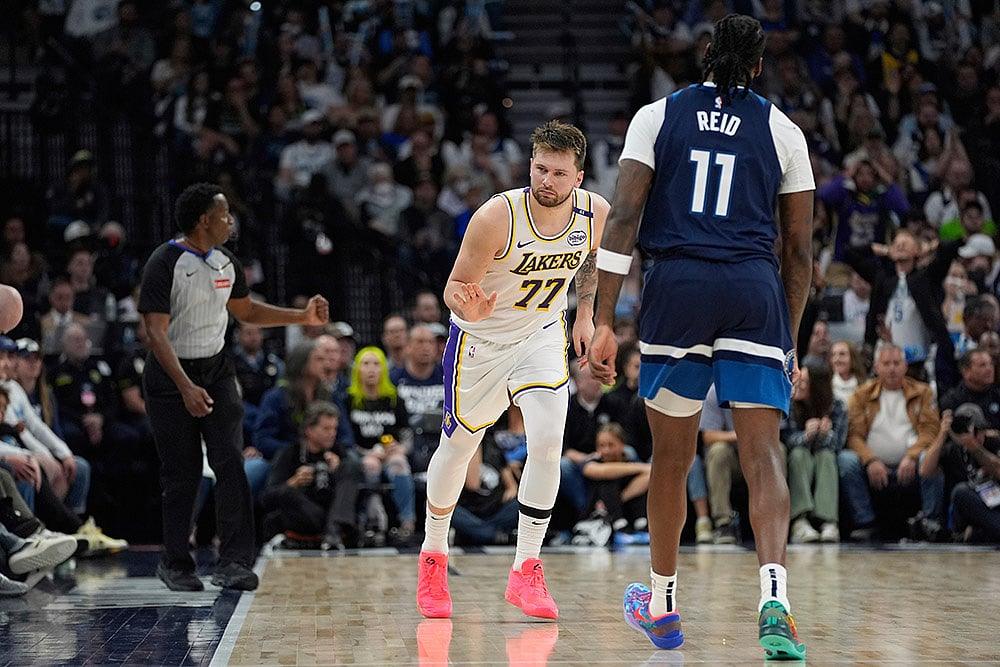 NBA Basketball game Los Angeles Lakers vs Minnesota Timberwolves: Naz Reid