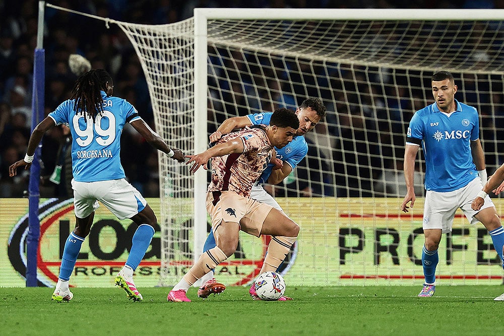 Italy Soccer Serie A Napoli vs Torino FC: Che Adams