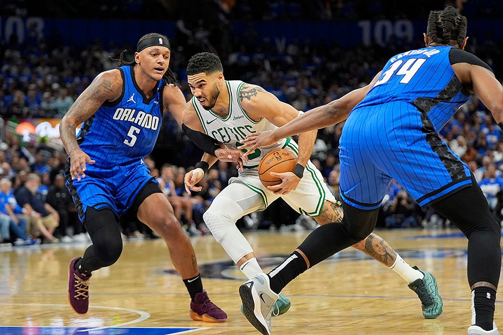 | Photo: AP/John Raoux : NBA 2024-25: Boston Celtics vs Orlando Magic