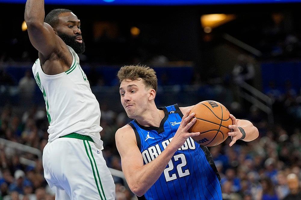 NBA Basketball game Boston Celtics vs Orlando Magic: Franz Wagner