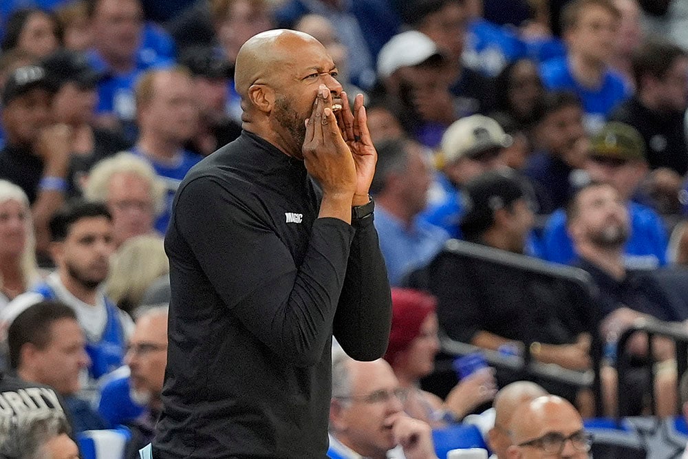 NBA Basketball game Boston Celtics vs Orlando Magic: Jamahl Mosley 