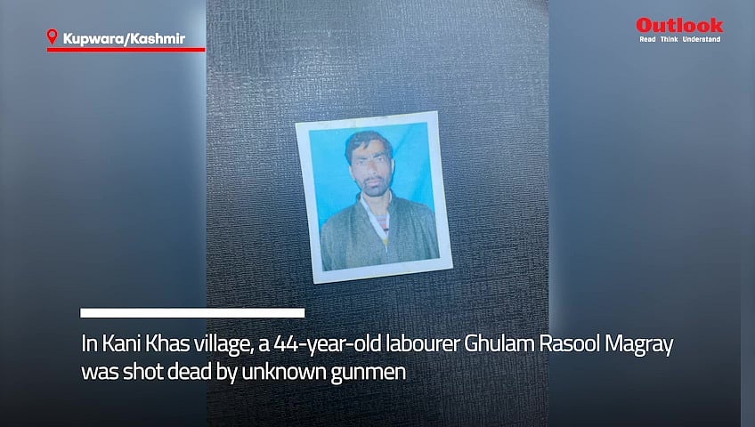 WATCH | Kupwara Killing: 44-Year-Old Labourer Ghulam Rasool Magray Shot by Unknown Assailants