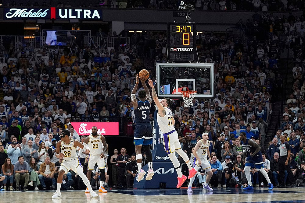 NBA Basketball game Los Angeles Lakers vs Minnesota Timberwolves: Luka Doncic