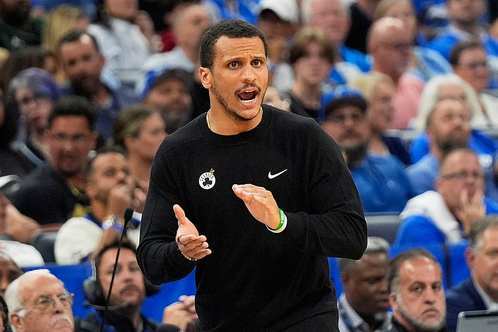 NBA Basketball game Boston Celtics vs Orlando Magic: Joe Mazzulla 