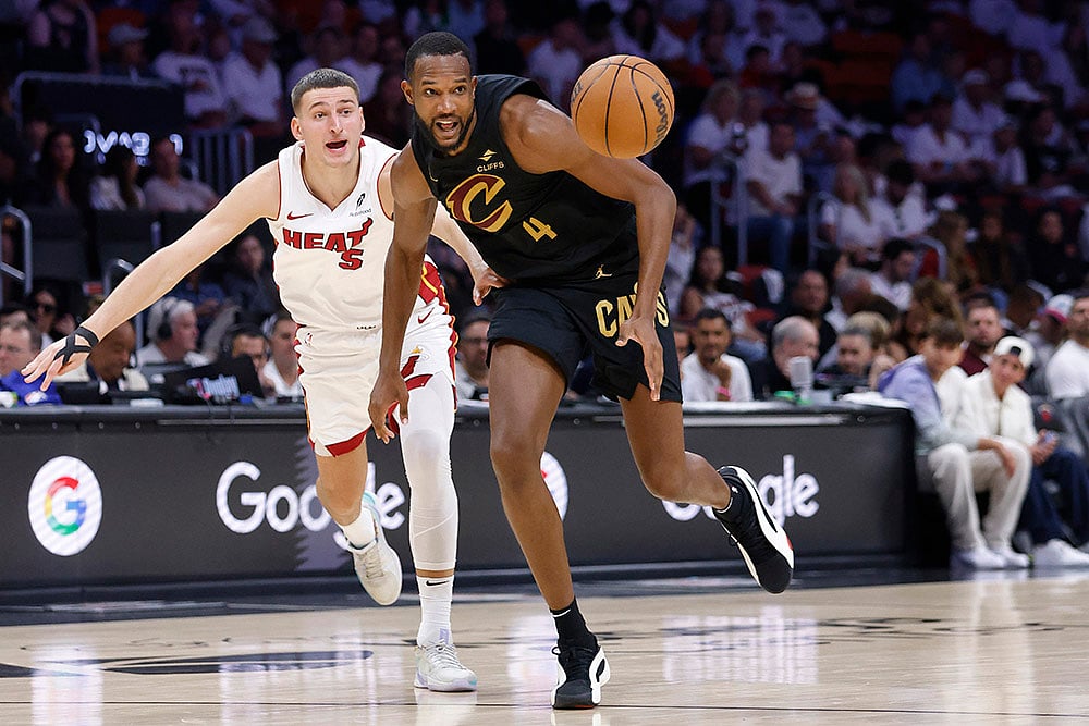 NBA basketball 2024-25 Playoffs Cleveland Cavaliers vs Miami Heat: Evan Mobley
