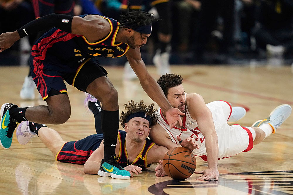 NBA basketball 2024-25 Playoffs Golden State Warriors vs Houston Rockets: Buddy Hield