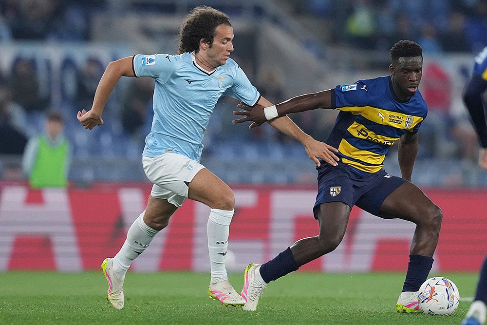 Italy soccer Serie A game Lazio vs Parma: Matteo Guendouzi