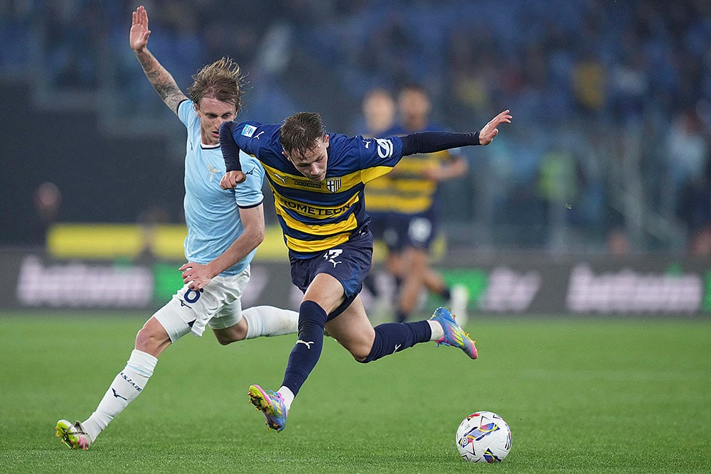 Italy soccer Serie A game Lazio vs Parma: Jacob Ondrejka
