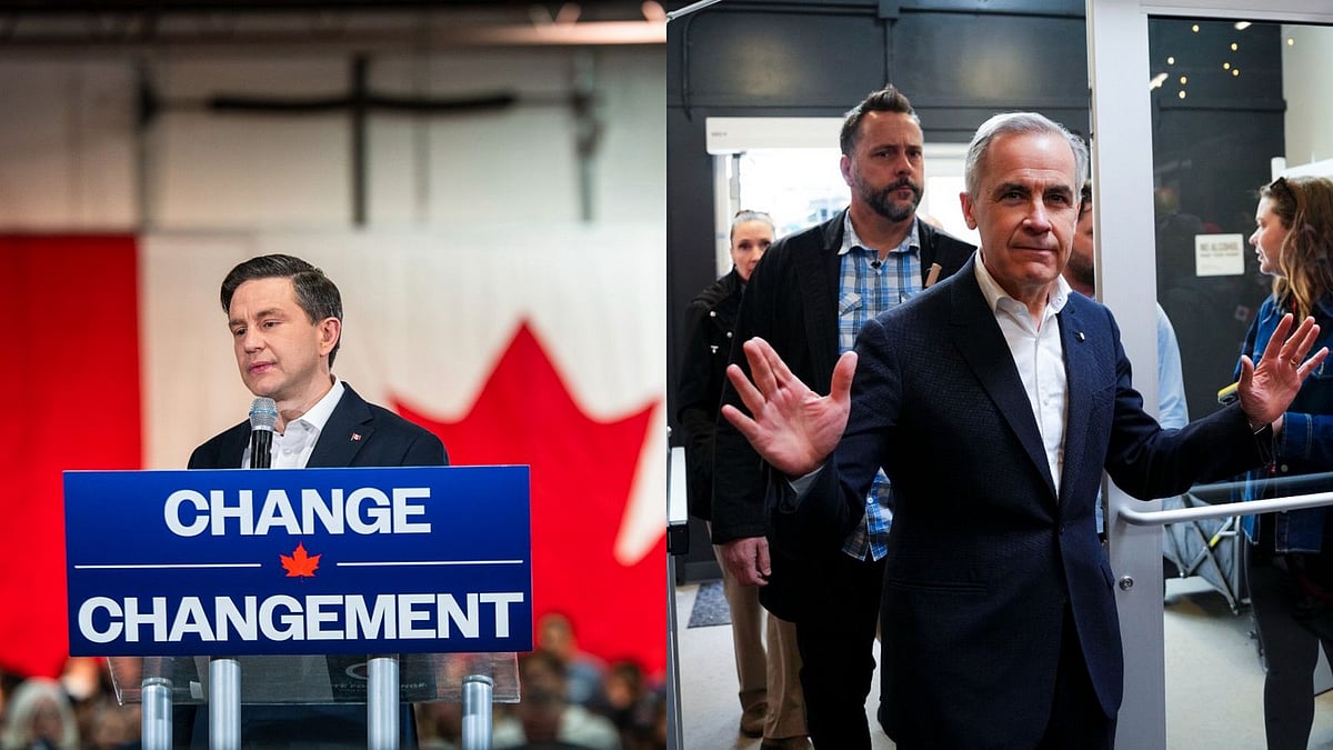Canada Elections 2025: Mark Carney (R) and Pierre Poilievre (L)