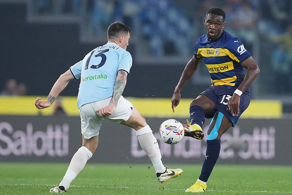 Italy soccer Serie A game Lazio vs Parma: Alessio Romagnoli