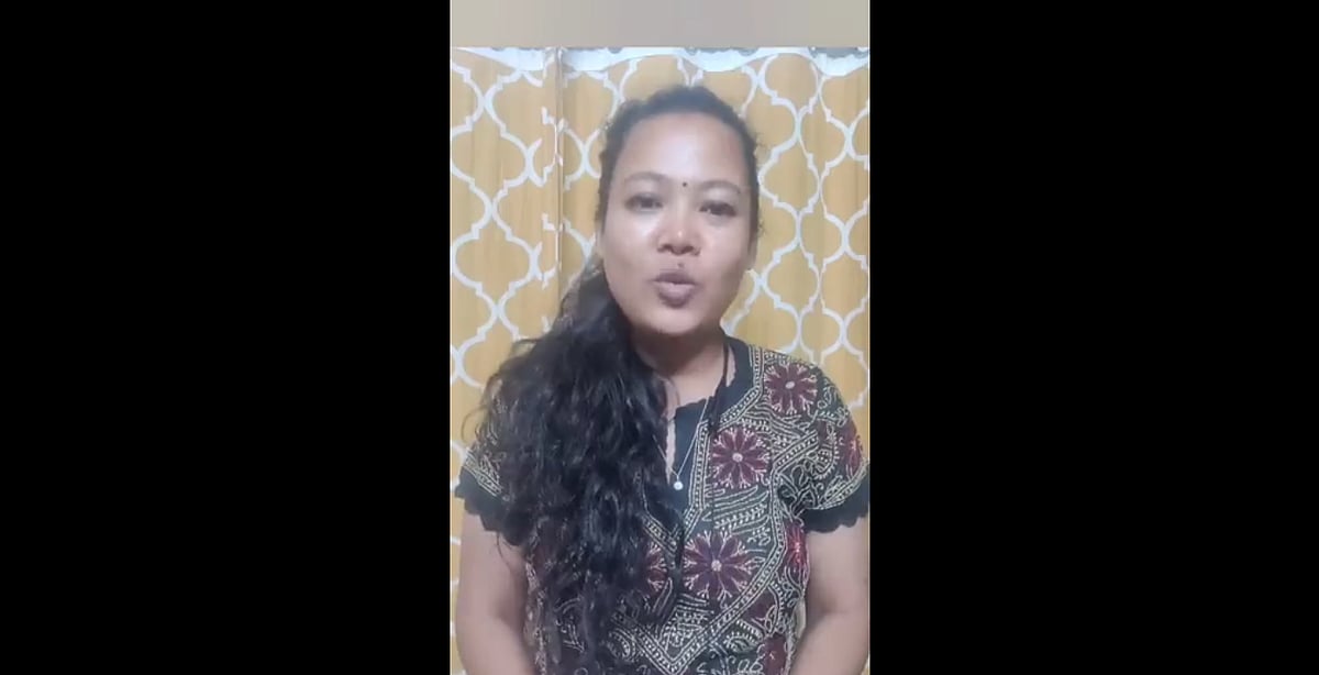 Screengrab : Social media influencer booked for controversial posta