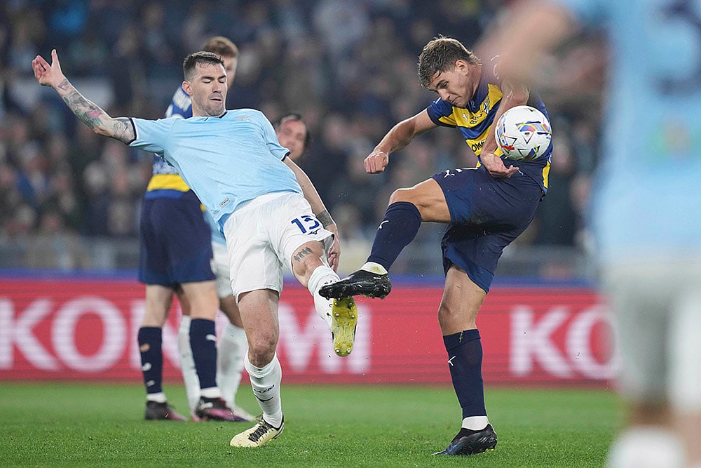 Italy soccer Serie A game Lazio vs Parma: Alessio Romagnoli