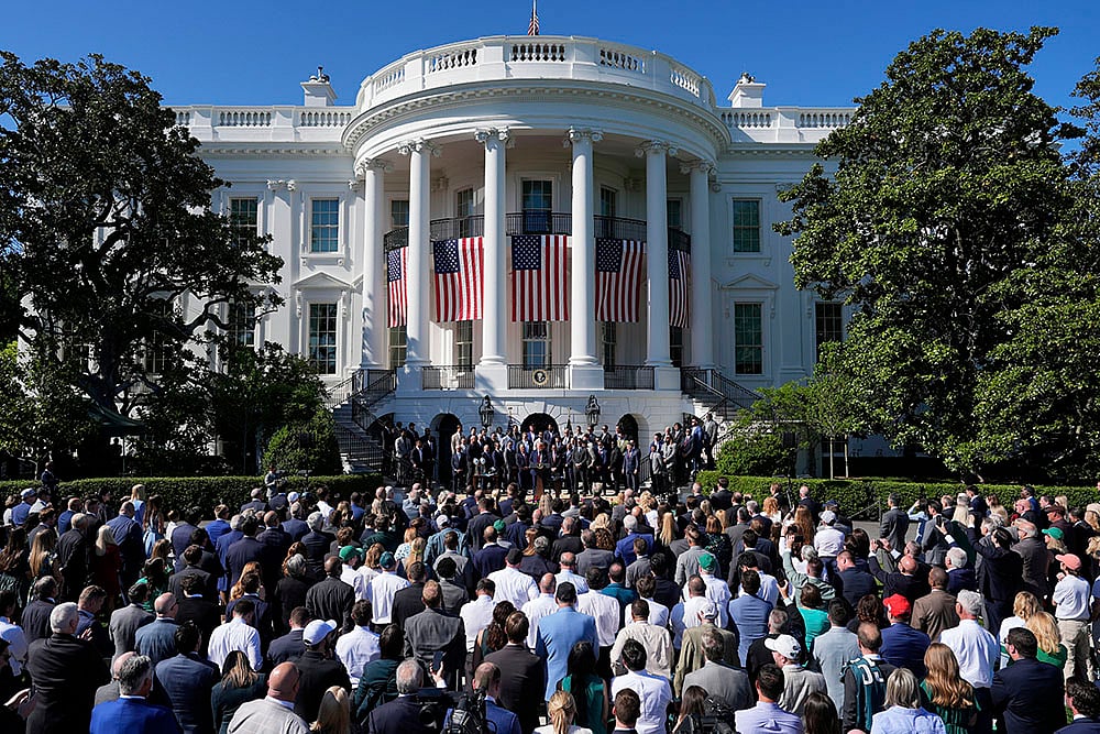 Donald Trump welcomed Super Bowl champion Philadelphia Eagles to White House: 2
