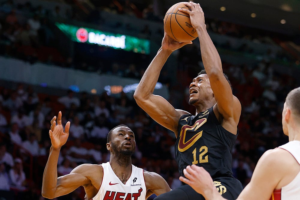NBA basketball 2024-25 Playoffs Cleveland Cavaliers vs Miami Heat: DeAndre Hunter 