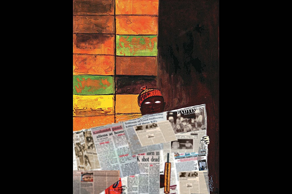 EXODUS-The News: Artwork by Naushad Gayoor