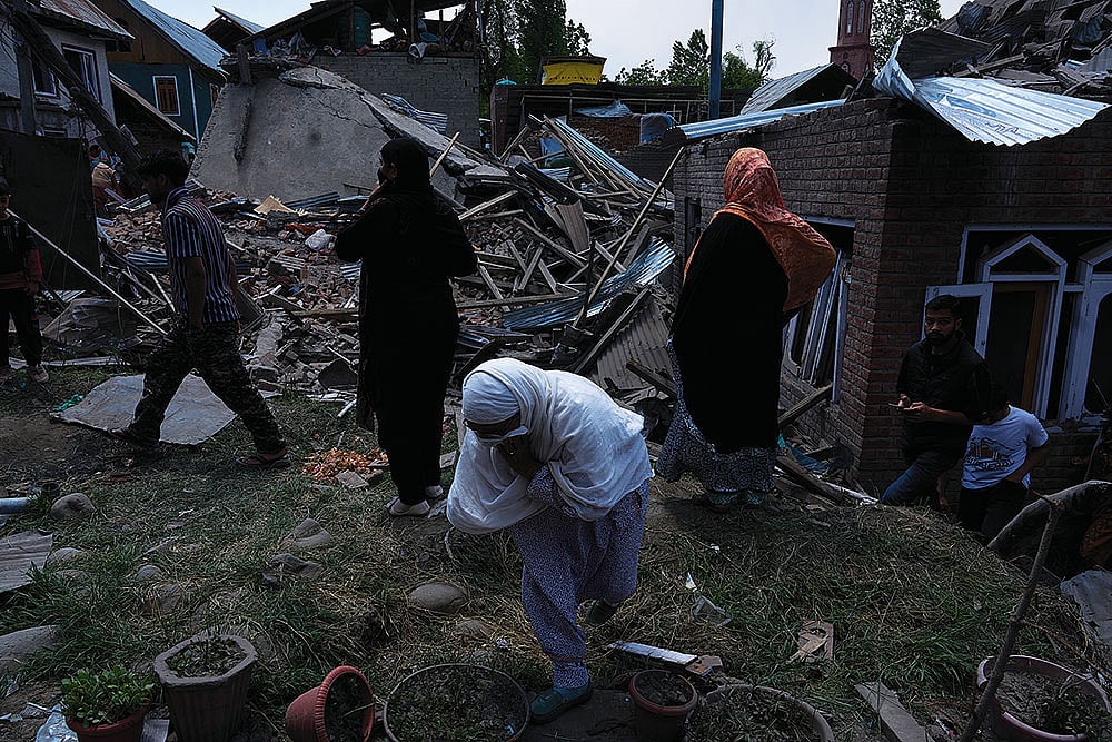 Houses of terrorists demolished in J-K