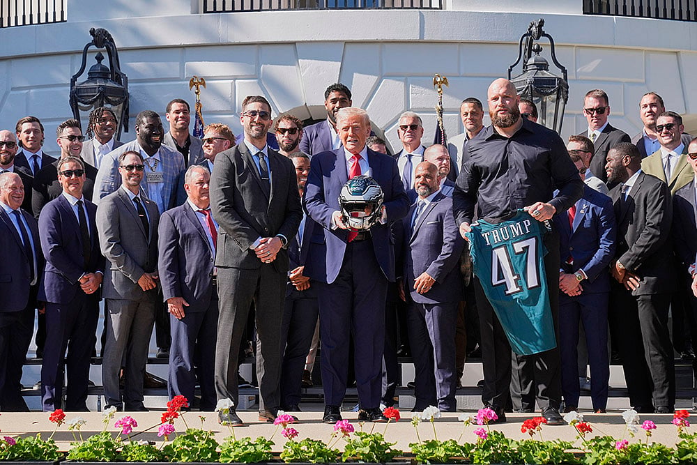 Donald Trump welcomed Super Bowl champion Philadelphia Eagles to White House: Nick Sirianni