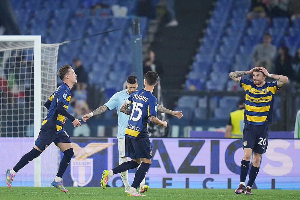 Italy soccer Serie A game Lazio vs Parma: Jacob Ondrejka