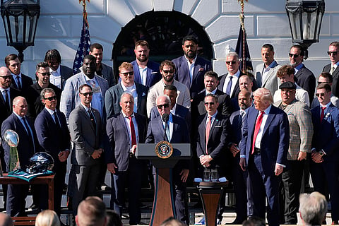 Philadelphia Eagles visit White House
