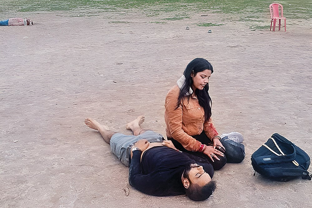 Fateful Day: Naval officer Lieutenant Vinay Narwal and his wife Himanshi were on their honeymoon when he was shot dead at Baisaran meadow in Pahalgam, Anant Nag district, by terrorists on April 22 - null