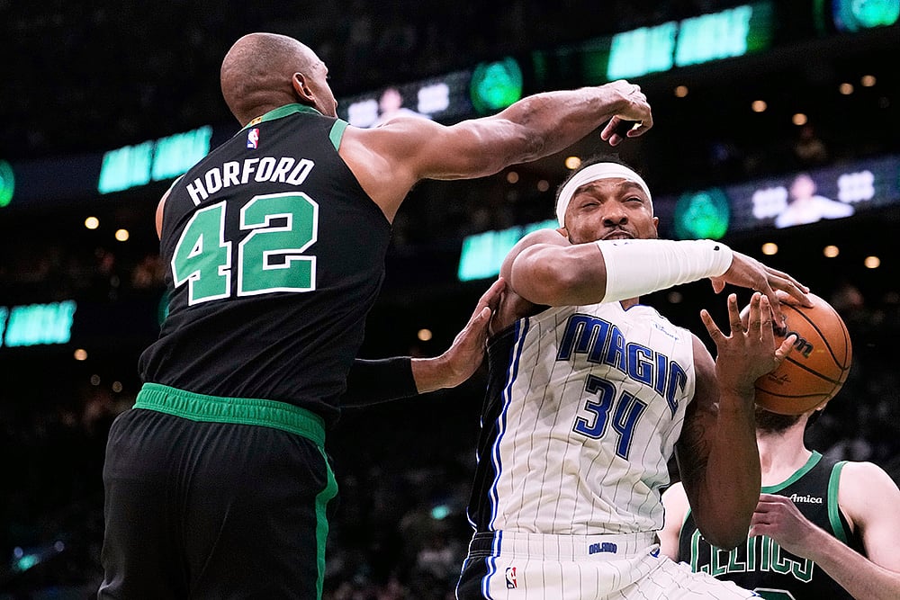 NBA Basketball 2024-25 Playoffs Round 1 Orlando Magic vs Boston Celtics: Al Horford