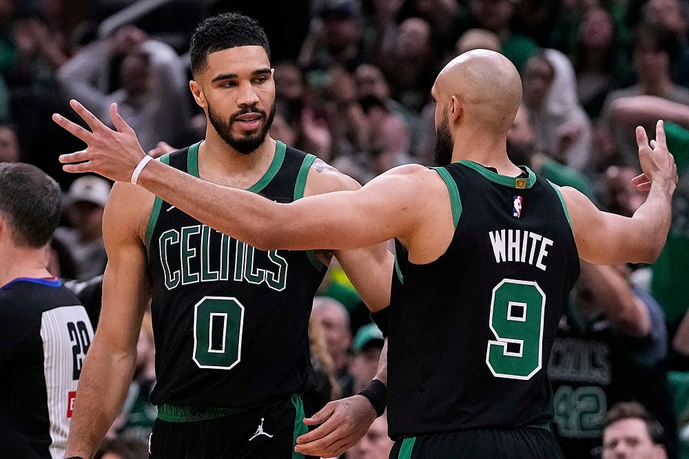 NBA Basketball 2024-25 Playoffs Round 1 Orlando Magic vs Boston Celtics:  Derrick White