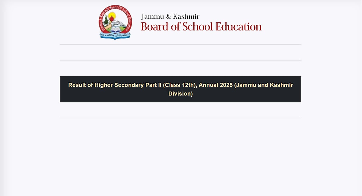 | Pic- Jammu & Kashmir Board of School Education : Jammu & Kashmir HS Result 2025 Out