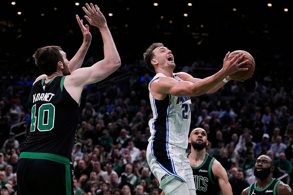NBA Basketball 2024-25 Playoffs Round 1 Orlando Magic vs Boston Celtics: Franz Wagner
