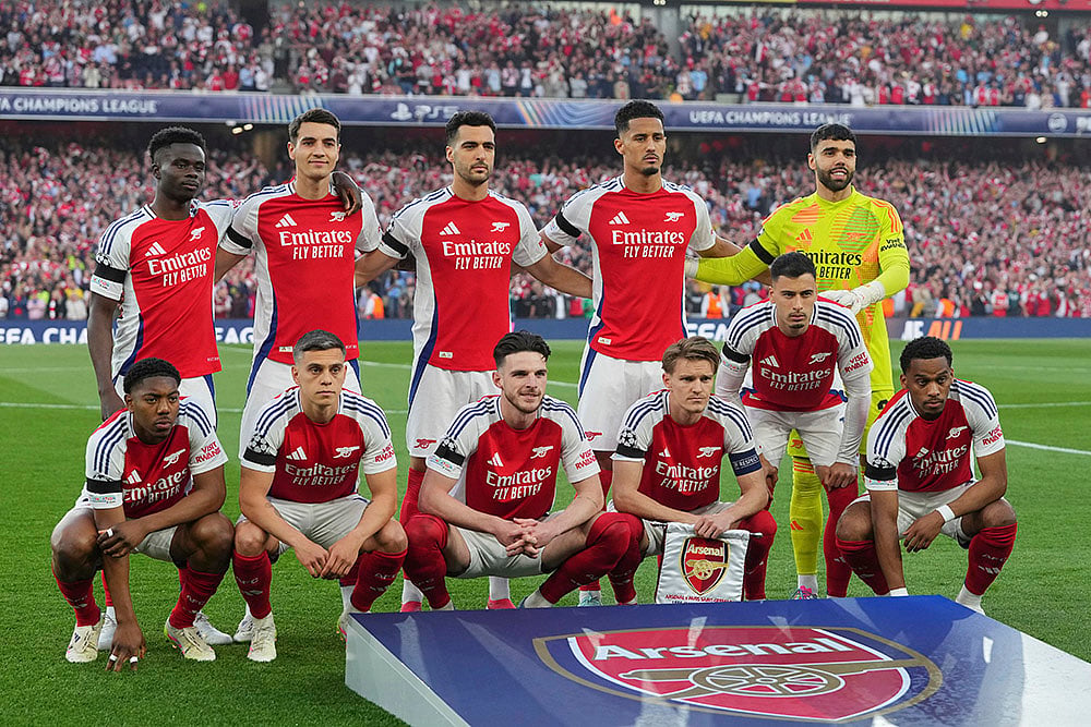 Britan Soccer Champions League UCL semifinal first leg Arsenal vs PSG_1