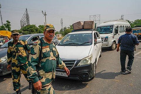 Pak nationals at Attari-Wagah border