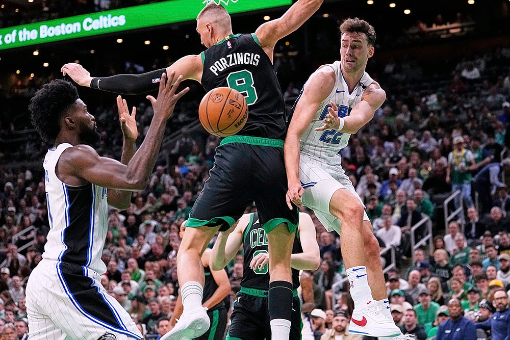 NBA Basketball 2024-25 Playoffs Round 1 Orlando Magic vs Boston Celtics: Franz Wagner