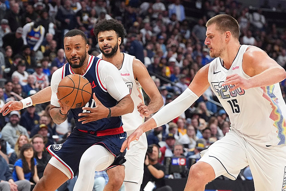 NBA Basketball 2024-25 Playoffs Round 1 Los Angeles Clippers vs Denver Nuggets: Norman Powell