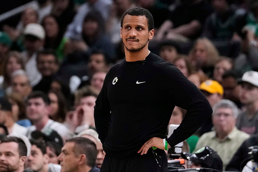 NBA Basketball 2024-25 Playoffs Round 1 Orlando Magic vs Boston Celtics: Joe Mazzulla